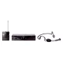 AKG WMS45 Sports Set belaidė mikrofono sistema su C544 L ausine, UHF BD U2 juosta (614-630 MHz), kūno siųstuvu, stacionariu imtuvu, 30 m veikimo nuotoliu