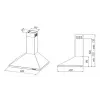 AKPO WK-4 CLASSIC MINI 60 INOX Telescopic Kitchen Hood 60 cm Silver