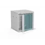 ALANTEC 19 inch sieninis spintos korpusas 12U 600x600mm, dviejų sekcijų, vienos stiklinės durelės, pilnai nuimami šoniniai skydai su užraktu, 4 tvirtinimo bėgeliai, pilka, plokščioje pakuotėje