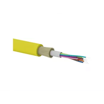 ALANTEC FOK-U8J-SM-B-1 Fiber Optic Cable, Singlemode G.657.A1, 8 Fibers, 9/125 µm, LSOH, B2ca, FireHardy, Universal