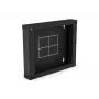 ALANTEC Hinged Rear Frame Section 150mm for SW-9U-600-450-01-C Cabinet, Black