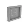 ALANTEC SA-SSW-12U-02-S Galinė sekcija (vyriai/pakreipimas) spintoms SW-12U-600-450-01-S, pilka 150 mm