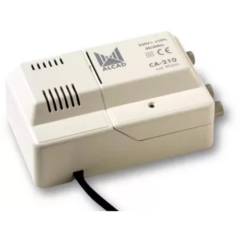 ALCAD CA-210 VHF-UHF stiprintuvas, 1 įėjimas / 2 išėjimai