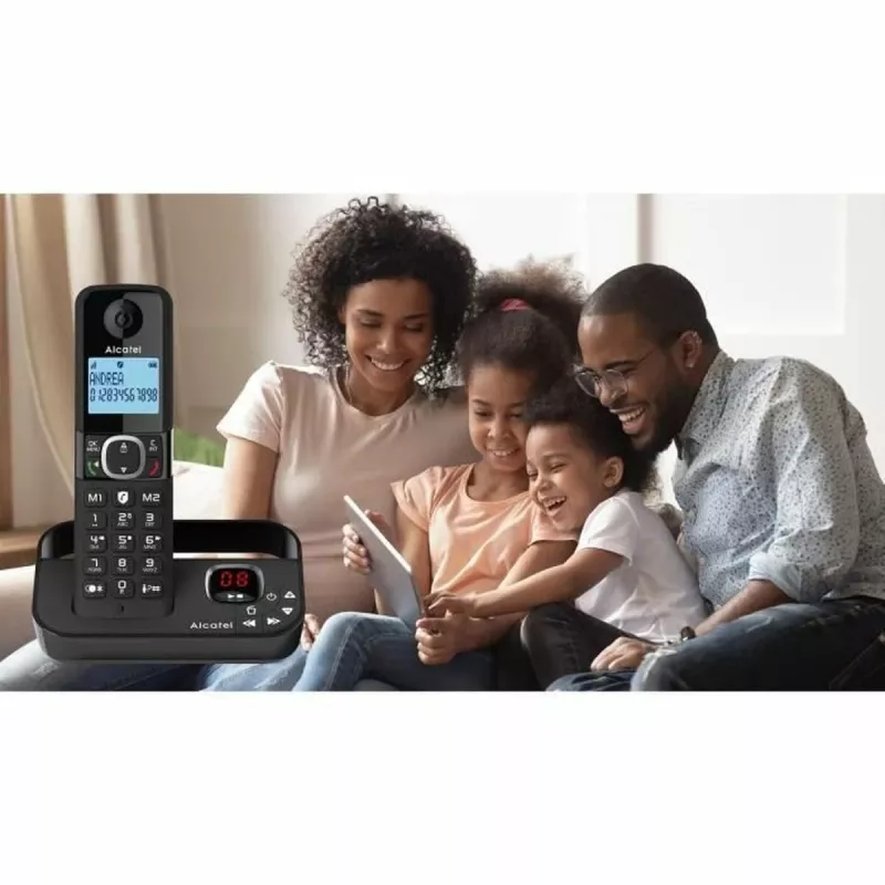ALCATEL 8517110010 NOE IP telefonas su PoE ir anglies pilkos spalvos dizainu
