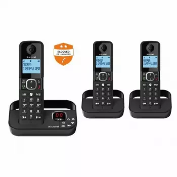 ALCATEL 8517110010 NOE IP telefonas su PoE ir anglies pilkos spalvos dizainu