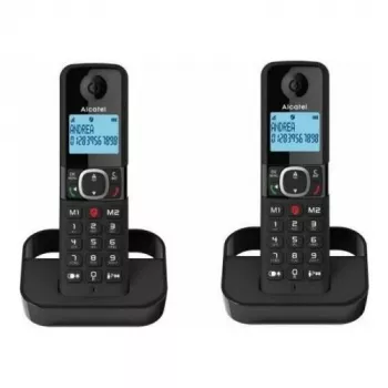 Alcatel 8517180090 Laidinis stalinis telefonas su dideliais klavišais, juodas