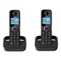 Alcatel 8517180090 Laidinis stalinis telefonas su dideliais klavišais, juodas