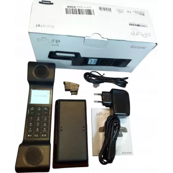 Alcatel ePure Iconic belaidis DECT telefonas (juodas)