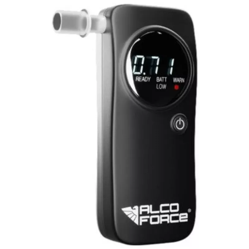 AlcoForce Breathalyzer su elektrocheminiu jutikliu
