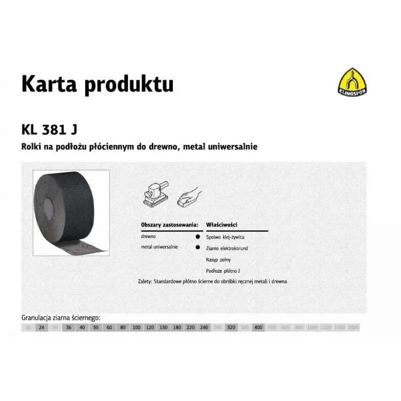 Alexander K.CANVAS ROLL 150mm 180 KL381J (50m) - Matinis rašalinis drobės rulonas, 180gsm, 150mm x 50m