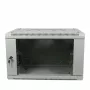 ALLNET 19 inch sieninis spintos korpusas 6U 600x600mm šviesiai pilkas plokščios pakuotės SMA serija