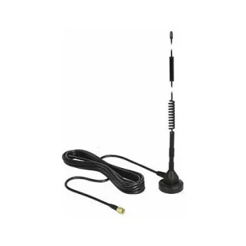 ALLNET ALL19102 GSM/3G/LTE antena 5 dBi, įvairiakryptė, su magnetiniu pagrindu, SMA, 3 m laidas