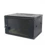 ALLNET SMA-Series 19 inch sieninis korpusas 9U 1-dalis 600mm gylio juodas plokščias paketas