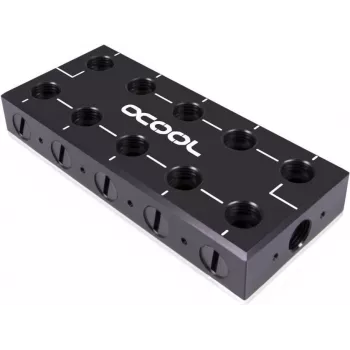 Alphacool 13024 HF suspaudimo jungtis G1/4 į 13/10mm (3/8 inch vidinis x 1/2 inch išorinis) minkštam vamzdžiui - giliai juoda