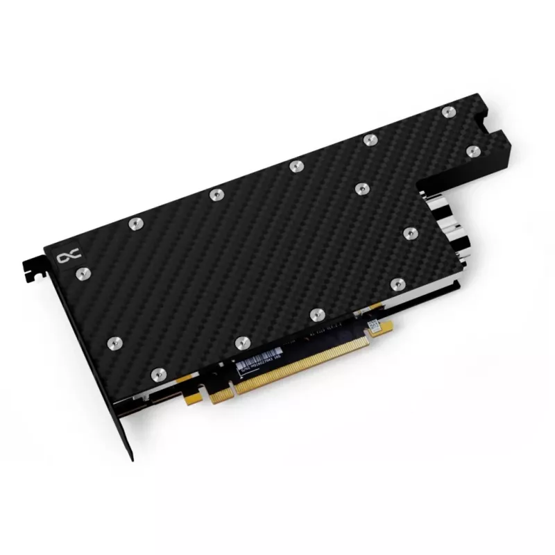 Alphacool 13725 CPU vandens blokas su užpakaline plokšte - nikeliuota varinė plokštė, akrilo viršus, G1/4 inch, Intel LGA 115x/1200/1700/2011/2066, AMD AM4