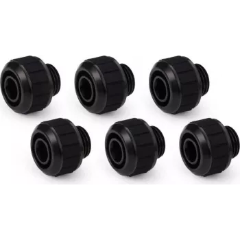 Alphacool Apex Grip suspaudžiamoji jungtis 13/10mm G1/4 juoda, 6 vienetų rinkinys (14920)