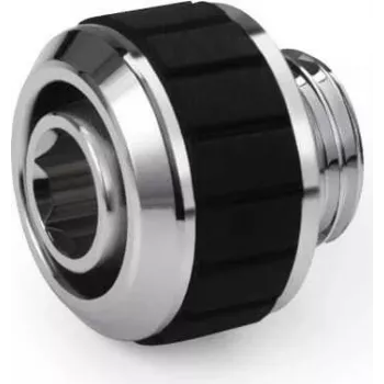 Alphacool Apex Grip suspaudžiamoji jungtis 13/10mm G1/4 chromuota - minkšto vamzdelio jungtis 14880