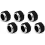 Alphacool Apex Grip HardTube 16mm G1/4 chromuotas suspaudimo jungčių rinkinys, 6 vnt. 14930