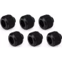 Alphacool Apex Grip HardTube suspaudžiamoji jungtis 13mm G1/4 - Deep Black, 6 vnt. paketas 14926