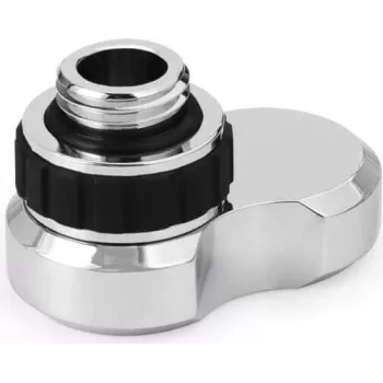 Alphacool Apex Grip 16 mm poslinkio adapteris, išorinis/vidinis G1/4, pasukamas, chromuotas 14892