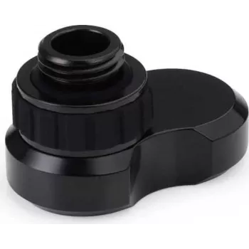 Alphacool Apex Grip 16mm poslinkio jungtis G1/4 vyriška į moterišką pasukama juoda 14813