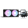 Alphacool Core 2 XT 240mm CPU AiO skysčio aušintuvas - Visiškai varinis radiatorius, ARGB ventiliatoriai, suderinamas su Intel ir AMD (14710)