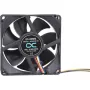 Alphacool ES 80mm 800-6000 RPM ventiliatorius 80x80x25mm (juodas, dvigubas rutulinis guolis, PWM, 80 mm)
