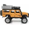 AMEWI D90X28 Metal Scale Crawler 4WD RC automobilis 1:28 Geltonas