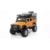AMEWI D90X28 Metal Scale Crawler 4WD RC automobilis 1:28 Geltonas