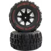 AMEWI Hyper Go 1:14 Truggy pilnas ratų rinkinys (2 vnt., juodas) 012-14300E1