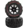 AMEWI Hyper Go 1:14 Truggy pilnas ratų rinkinys (2 vnt., juodas) 012-14300E1