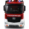 Amewi Mercedes-Benz oro kopėčių gaisrinis sunkvežimis 1:18 RTR 2.4GHz su vandens purkštuvu