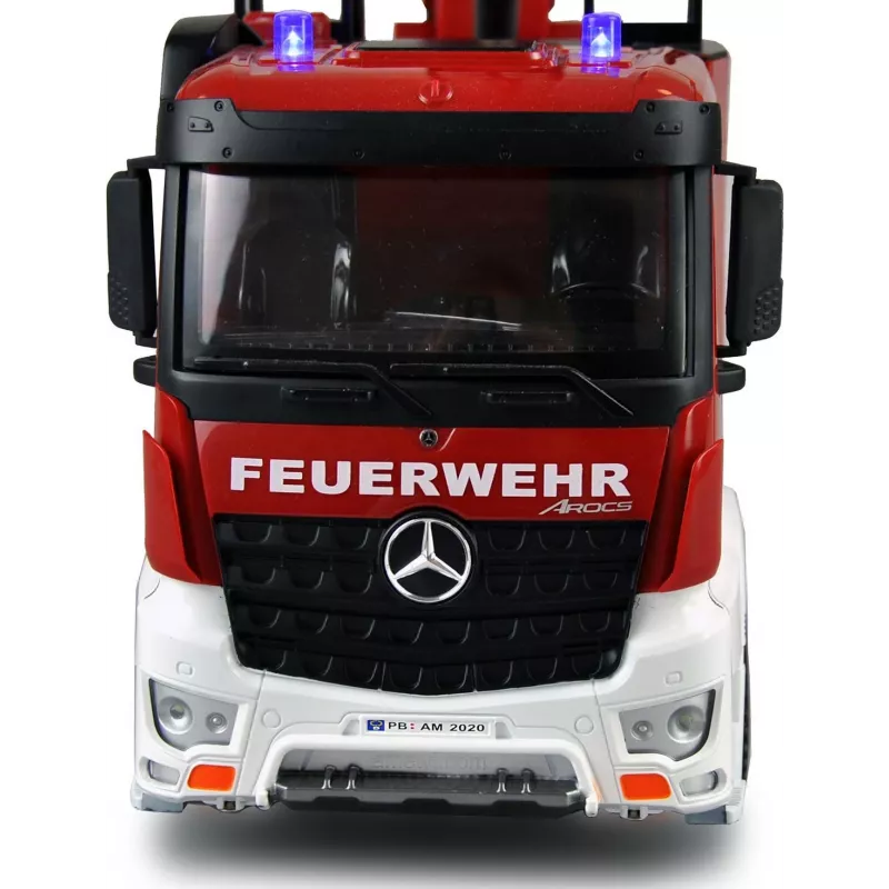 Amewi Mercedes-Benz oro kopėčių gaisrinis sunkvežimis 1:18 RTR 2.4GHz su vandens purkštuvu