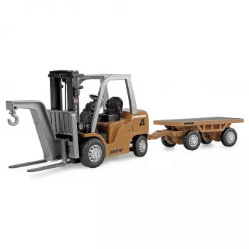 Amewi Mini Šakinis Krautuvas su Priekaba, 8 kanalų 1:64 RTR 6+