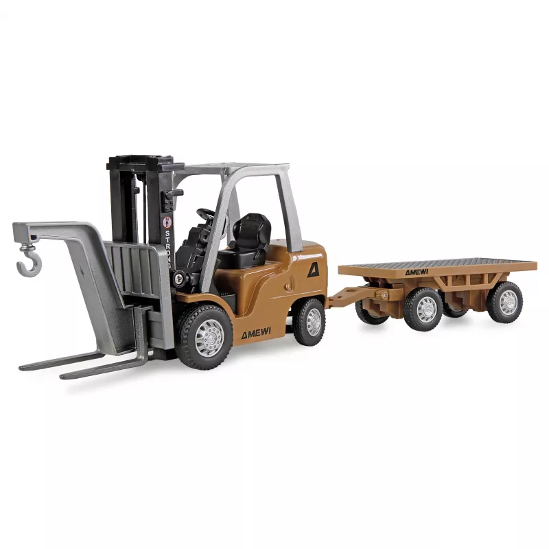 Amewi Mini Šakinis Krautuvas su Priekaba, 8 kanalų 1:64 RTR 6+