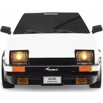 Amewi RC automobilis AE86 Sprinter lenktyninis automobilis 1:18 RTR baltas