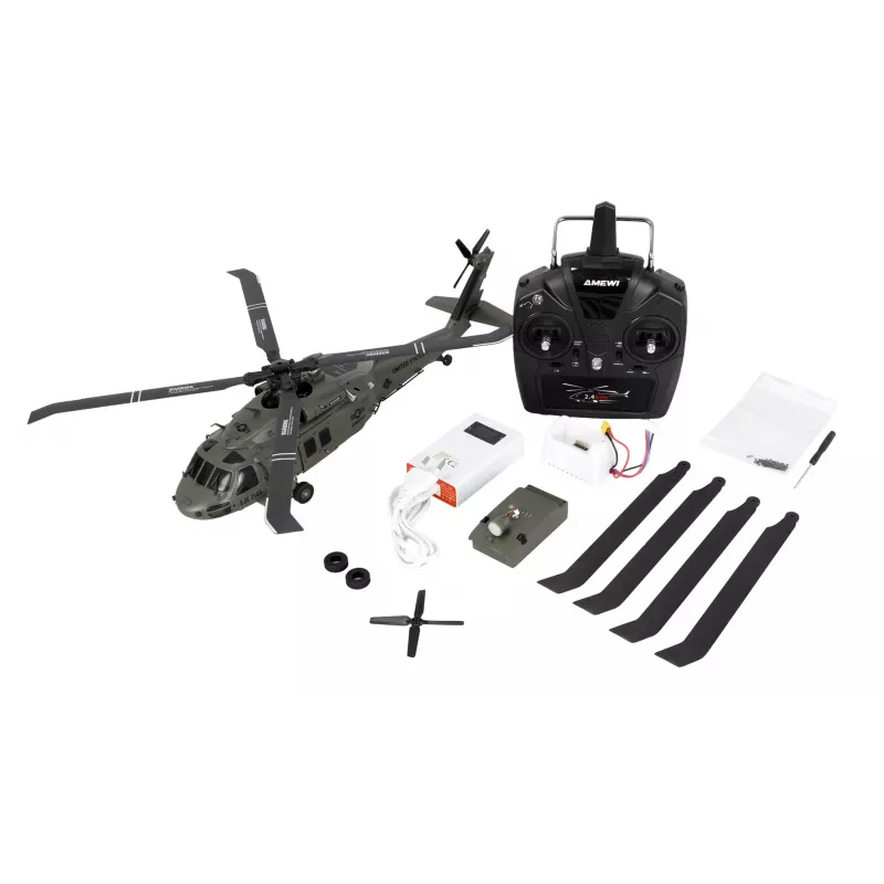 Amewi UH60 Black Hawk Marine CP Sraigtasparnis 6G/3D RTF 16+