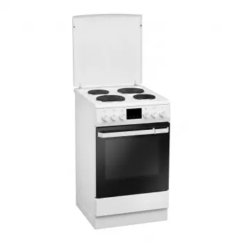 Amica SHE 11545W laisvai pastatoma elektrinė viryklė 50 cm balta A energijos klasė