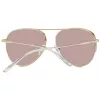 ANA HICKMANN HI3083-5804A Moteriški akiniai nuo saulės, kvadratiniai, Havana acetatas, gradientiniai rudi lęšiai, 58 mm