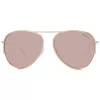 ANA HICKMANN HI3083-5804A Moteriški akiniai nuo saulės, kvadratiniai, Havana acetatas, gradientiniai rudi lęšiai, 58 mm