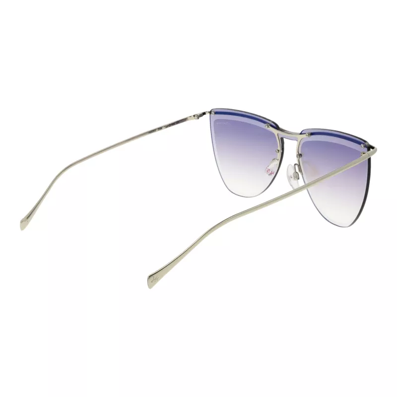 ANA HICKMANN HI3085-13203A Moteriški drugelio formos akiniai nuo saulės - Rudi havana acetato rėmeliai, gradientiniai rudi polikarbonato lęšiai, UV400 apsauga