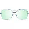 ANA HICKMANN Moteriški HI3024-5806A Kvadratiniai Akiniai nuo Saulės Havana Rudo Acetato Rėmeliu Rudo Gradientinio Stiklo Lęšiai 58/17/140 mm