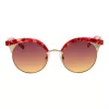ANA HICKMANN Moteriški akiniai nuo saulės HI3050-52E01 Havana Ruda Gradient Drugelio Kvadratas Acetatas UV400