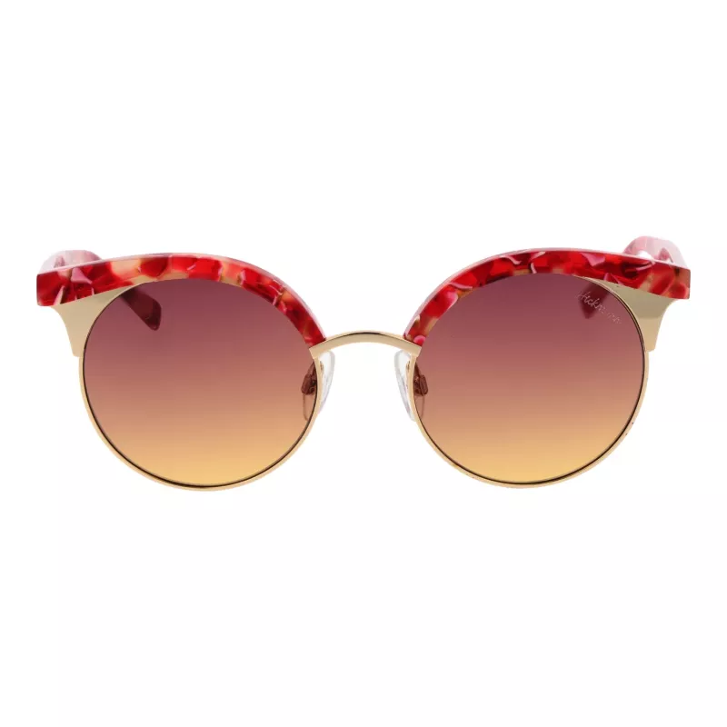 ANA HICKMANN Moteriški akiniai nuo saulės HI3050-52E01 Havana Ruda Gradient Drugelio Kvadratas Acetatas UV400