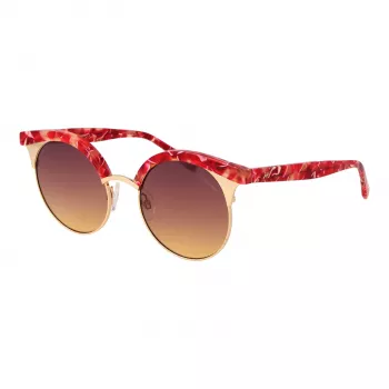 ANA HICKMANN Moteriški akiniai nuo saulės HI3050-52E01 Havana Ruda Gradient Drugelio Kvadratas Acetatas UV400