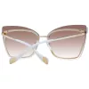 ANA HICKMANN Moteriški akiniai nuo saulės AH3177-6404C Havana Butterfly 64mm