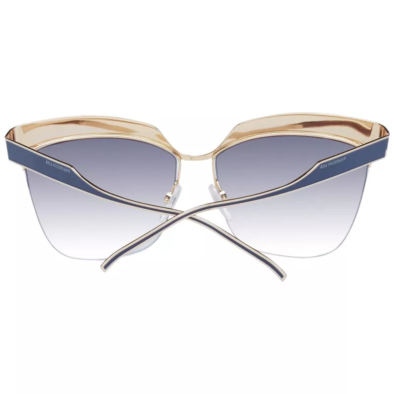 ANA HICKMANN Moteriški akiniai nuo saulės AH3179-6206A Drugelio formos acetatiniai Havana rudi gradientiniai lęšiai 62mm