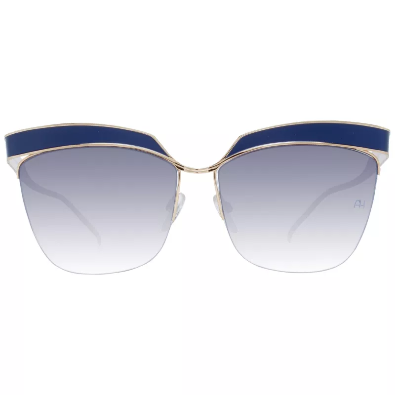 ANA HICKMANN Moteriški akiniai nuo saulės AH3179-6206A Drugelio formos acetatiniai Havana rudi gradientiniai lęšiai 62mm