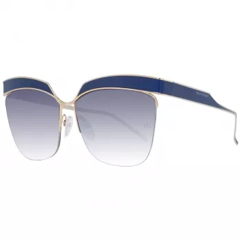 ANA HICKMANN Moteriški akiniai nuo saulės AH3179-6206A Drugelio formos acetatiniai Havana rudi gradientiniai lęšiai 62mm