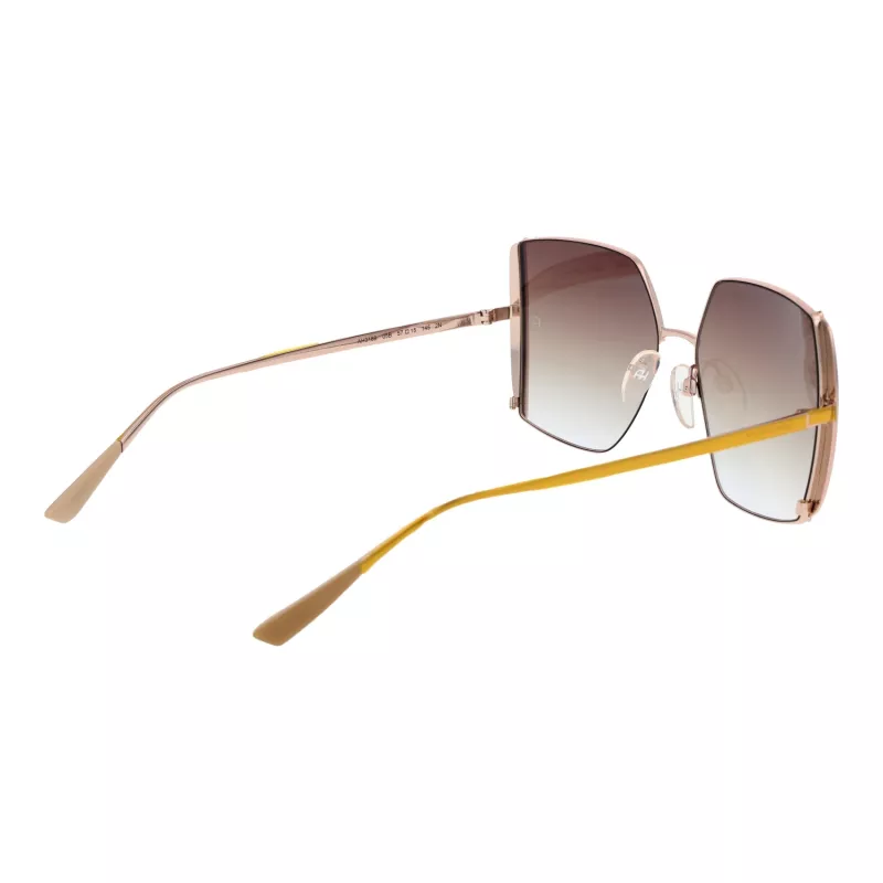 ANA HICKMANN Moteriški akiniai nuo saulės AH3189-5605B - Rudi acetatiniai rėmeliai, rudi gradientiniai polikarbonatiniai lęšiai, 57 mm lęšio plotis, UV400 apsauga